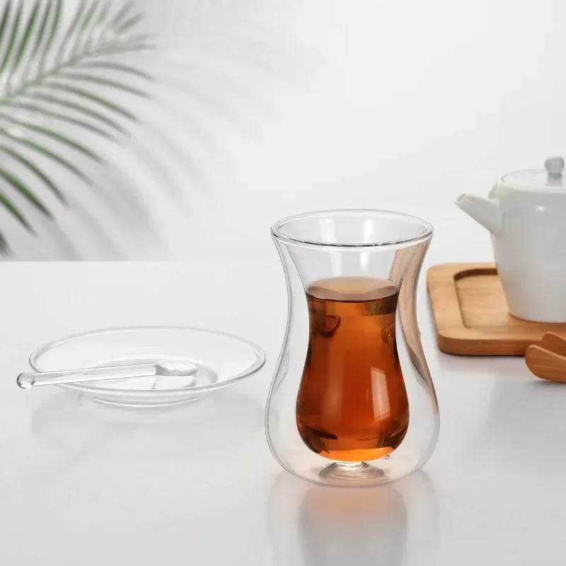 Beauty Black Tea Cup Saucer Te - Espresso Shot Glass ulasan dan harga