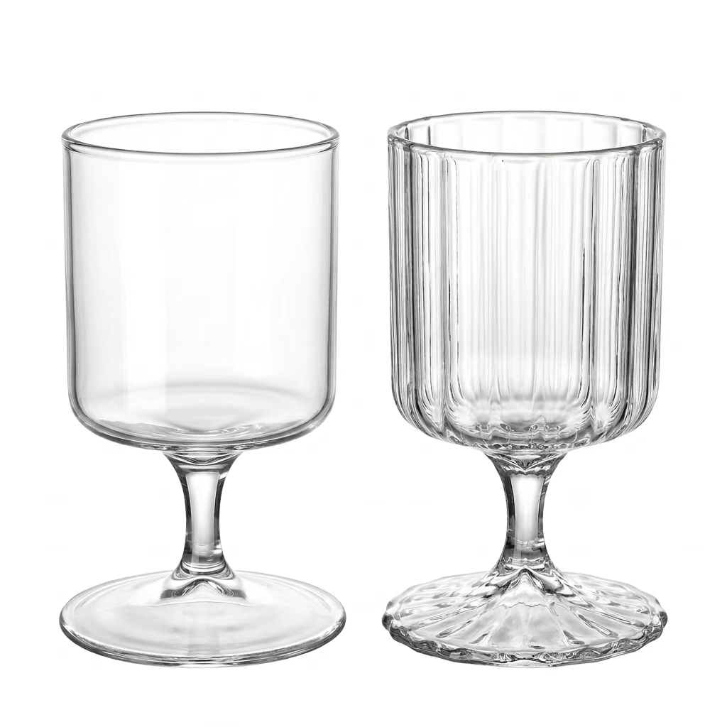 2‑Style Clear Stemmed Glass Go - Espresso Shot Glass ulasan dan harga