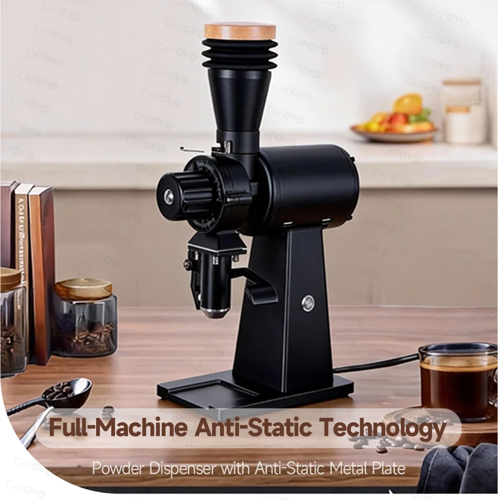 CAFOVO G290F Straight Drop Cof - Coffee Grinder Burr Flat ulasan dan harga